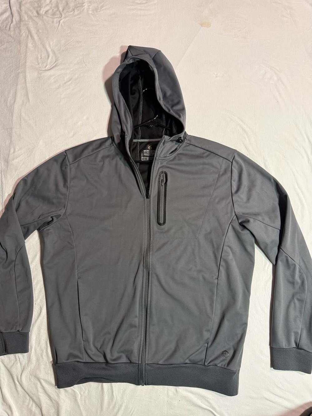 Mondetta Outdoor Project Full-Zip Tech Hoodie Grey Size L